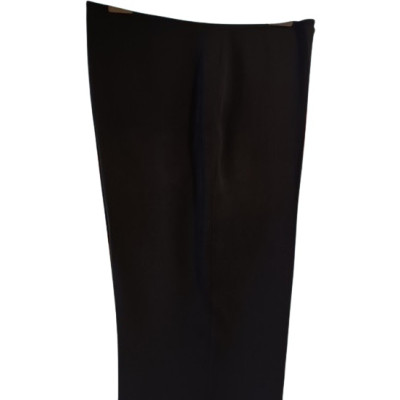 Luisa Spagnoli - Pantalone da donna in seta colore nero - Italianfashionglam