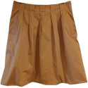 Escada - Gonna a palloncino in misto cotone color beige