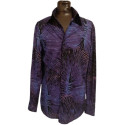 Versace - Camicia glamour da uomo in cotone multicolor - Italianfashionglam