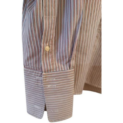 Balmain - Camicia da uomo in cotone rigato multi colore - Italianfashionglam