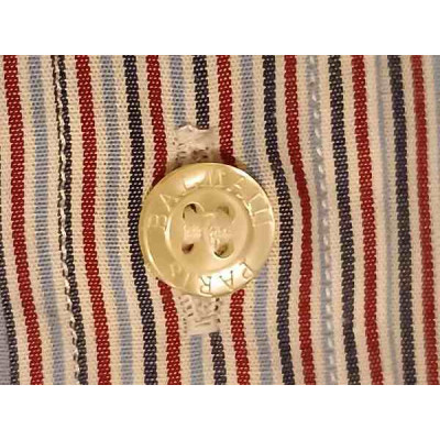 Balmain - Camicia da uomo in cotone rigato multi colore - Italianfashionglam