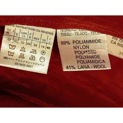 Marella - Abito da donna giacca gonna in lana color rosso - Italianfashionglam