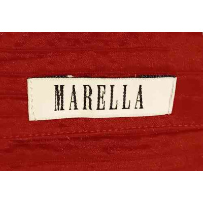 Marella - Abito da donna giacca gonna in lana color rosso - Italianfashionglam