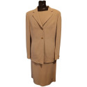 Marella - Abito donna in viscosa beige giacca top e gonna - Italianfashionglam