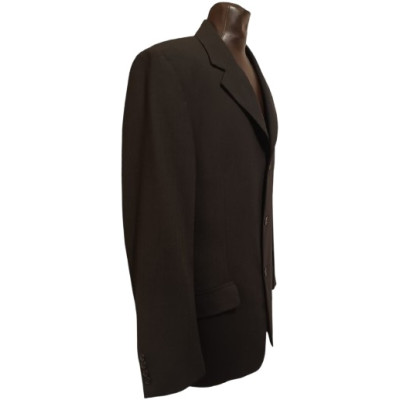 Cacharel - Giacca da uomo in lana color nero tre bottoni - Italianfashionglam