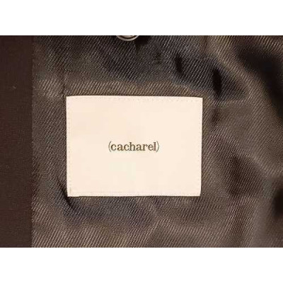 Cacharel - Giacca da uomo in lana color nero tre bottoni - Italianfashionglam