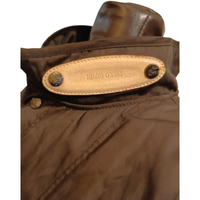 Piero Guidi - Gilet da uomo in cotone marrone scuro - Italianfashionglam