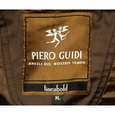 Piero Guidi - Gilet da uomo in cotone marrone scuro - Italianfashionglam