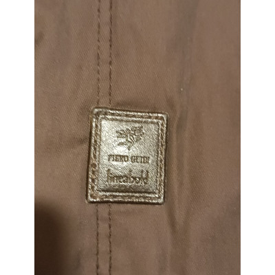 Piero Guidi - Gilet da uomo in cotone marrone scuro - Italianfashionglam