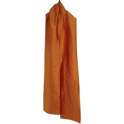 Luisa Spagnoli - Gilet lungo da donna in seta color zucca - Italianfashionglam