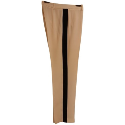 Luisa Spagnoli - Pantalone da donna in acetato color beige - Italianfashionglam