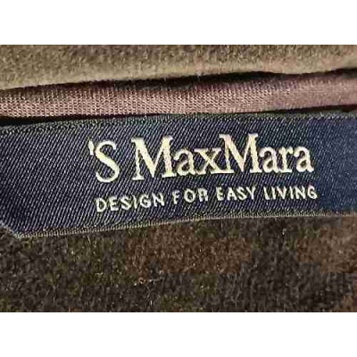 Max Mara - Gonna a campana con pieghe in velluto grigio antracite - Italianfashionglam