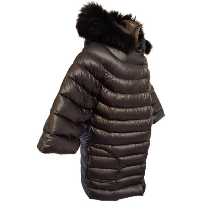 Annie P - Giacca da donna in vero piumino di colore nero - Italianfashionglam