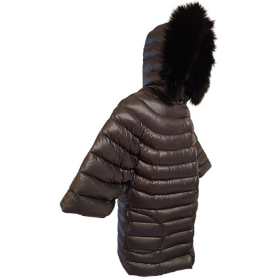 Annie P - Giacca da donna in vero piumino di colore nero - Italianfashionglam