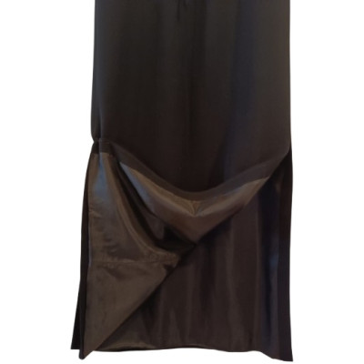 List - Abito da donna tubino long dress in viscosa nero - Italianfashionglam