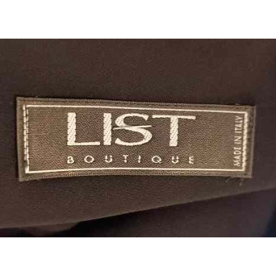 List - Abito da donna tubino long dress in viscosa nero - Italianfashionglam