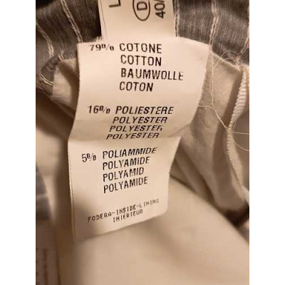 Fabiana Filippi - Gonna lunga misto cotone colore grigio - Italianfashionglam