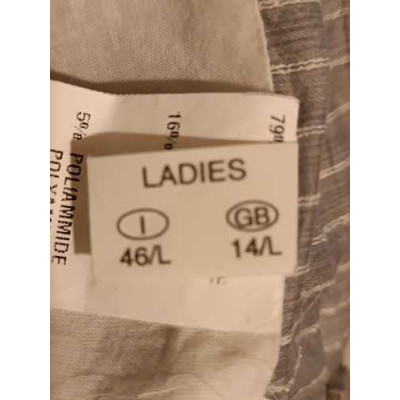 Fabiana Filippi - Gonna lunga misto cotone colore grigio - Italianfashionglam