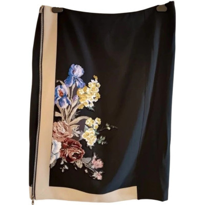 Sportmax - Gonna in poliestere ricami in seta multicolor. Italianfashionglam