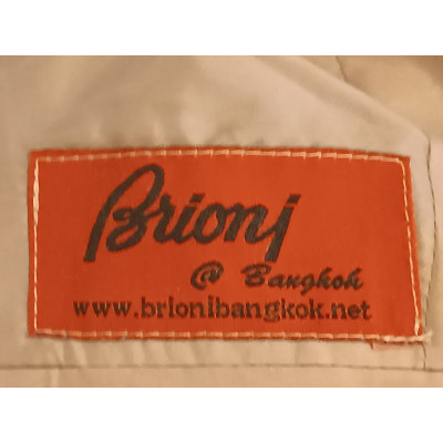 Brioni - Blazer da donna in cotone color beige tre tasche - Italianfashionglam