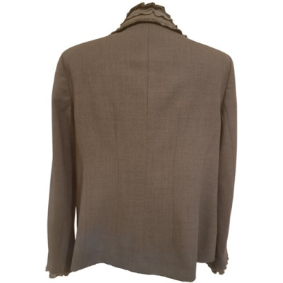 Luisa Spagnoli - Giacca da donna in lana di colore grigio - Italianfashionglam