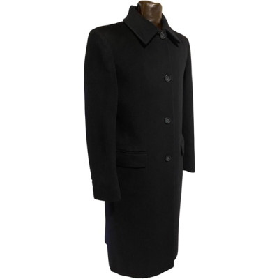 Colombo - Cappotto lungo da donna in lana colore blue scuro - Italianfashionglam