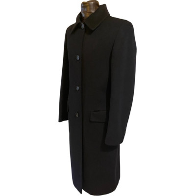 Colombo - Cappotto lungo da donna in lana colore blue scuro - Italianfashionglam