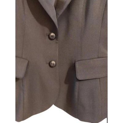 Luisa Spagnoli - Giacca da donna in lana blu 2 bottoni - Italianfashionglam