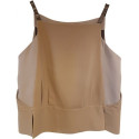 Giorgio Armani - Top con spalline in pura seta color beige. Italianfashionglam
