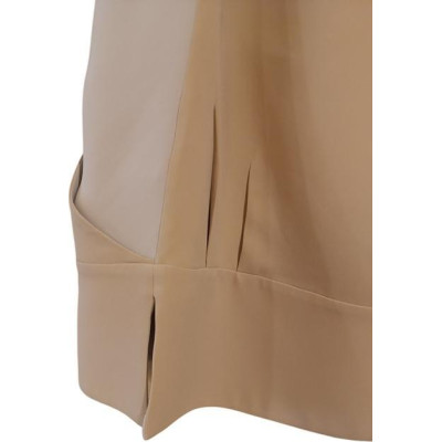 Giorgio Armani - Top con spalline in pura seta color beige. Italianfashionglam