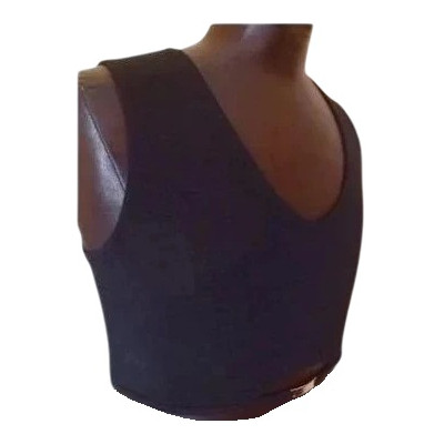 Pride - Top sport da donna in cotone stretch colore nero - Italianfashionglam