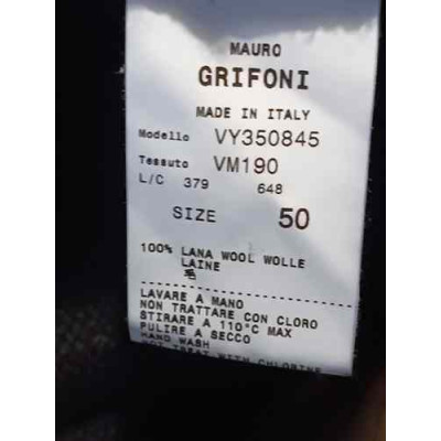 Mauro Grifoni - Cardigan da uomo in lana di color grigio scuro - Italianfashionglam