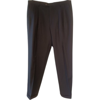 Loro Piana - Pantalone da uomo in lana Tasmania blu scuro - Italianfashionglam