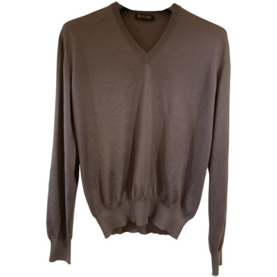 Loro Piana - Pullover da uomo in cashmere colore glicine. Italianfashionglam