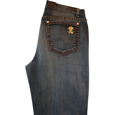 Roberto Cavalli - Blue jeans da donna in cotone 5 tasche. Italianfashionglam