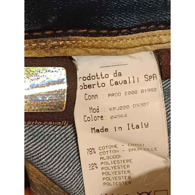 Roberto Cavalli - Blue jeans da donna in cotone 5 tasche. Italianfashionglam