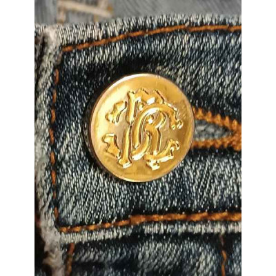 Roberto Cavalli - Blue jeans da donna in cotone 5 tasche. Italianfashionglam