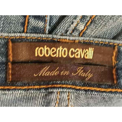Roberto Cavalli - Blue jeans da donna in cotone 5 tasche. Italianfashionglam