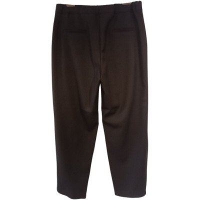 Suite51 - Pantalone da donna in viscosa color nero baggy trousers - Italianfashionglam