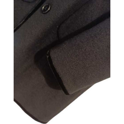 Aspesi - Cappotto double face donna in lana colore nero  - Italianfashionglam