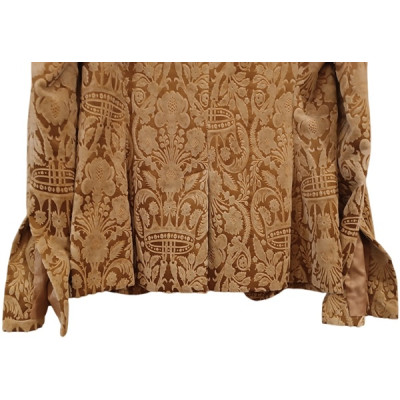 Pinko - Giacca glam da donna in vellutino di cotone color cammello - Italianfashionglam