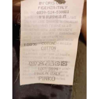 Pinko - Giacca glam da donna in vellutino di cotone color cammello - Italianfashionglam