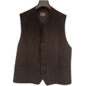 Kenzo - Gilet da uomo in lana colore nero gessato grigio - Italianfashionglam