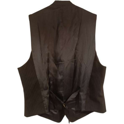 Kenzo - Gilet da uomo in lana colore nero gessato grigio - Italianfashionglam