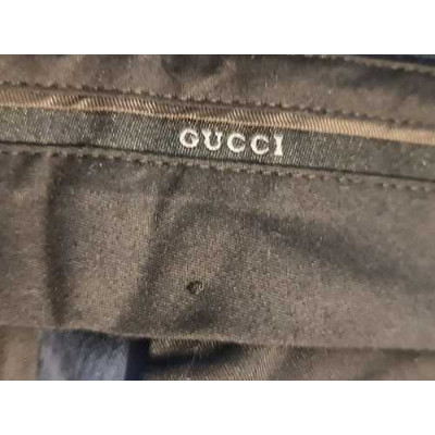 Gucci - Pantalone da uomo in cotone di colore blu scuro - Italianfashionglam