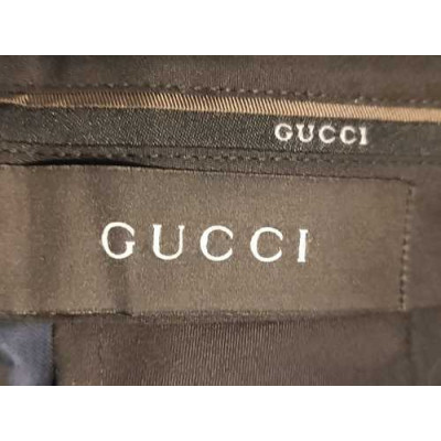Gucci - Pantalone da uomo in cotone di colore blu scuro - Italianfashionglam