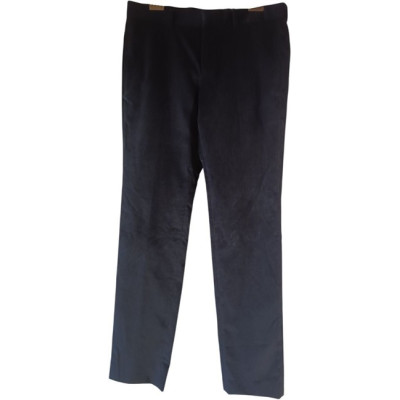 Gucci - Pantalone da uomo in cotone di colore blu scuro - Italianfashionglam