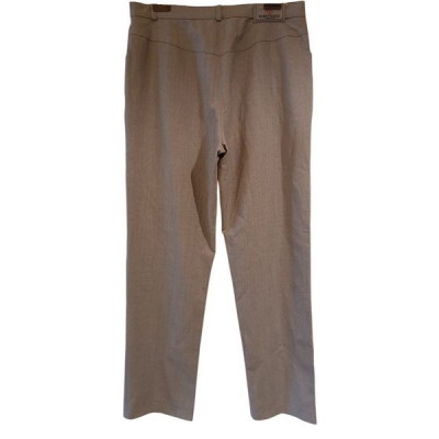 Marina Rinaldi - Pantalone glam da donna in lana grigio - Italianfashionglam