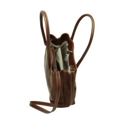 Borsa glamour da donna a mano in vera pelle pieno fiore - Italianfashionglam