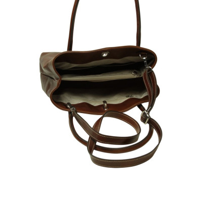 Borsa glamour da donna a mano in vera pelle pieno fiore - Italianfashionglam